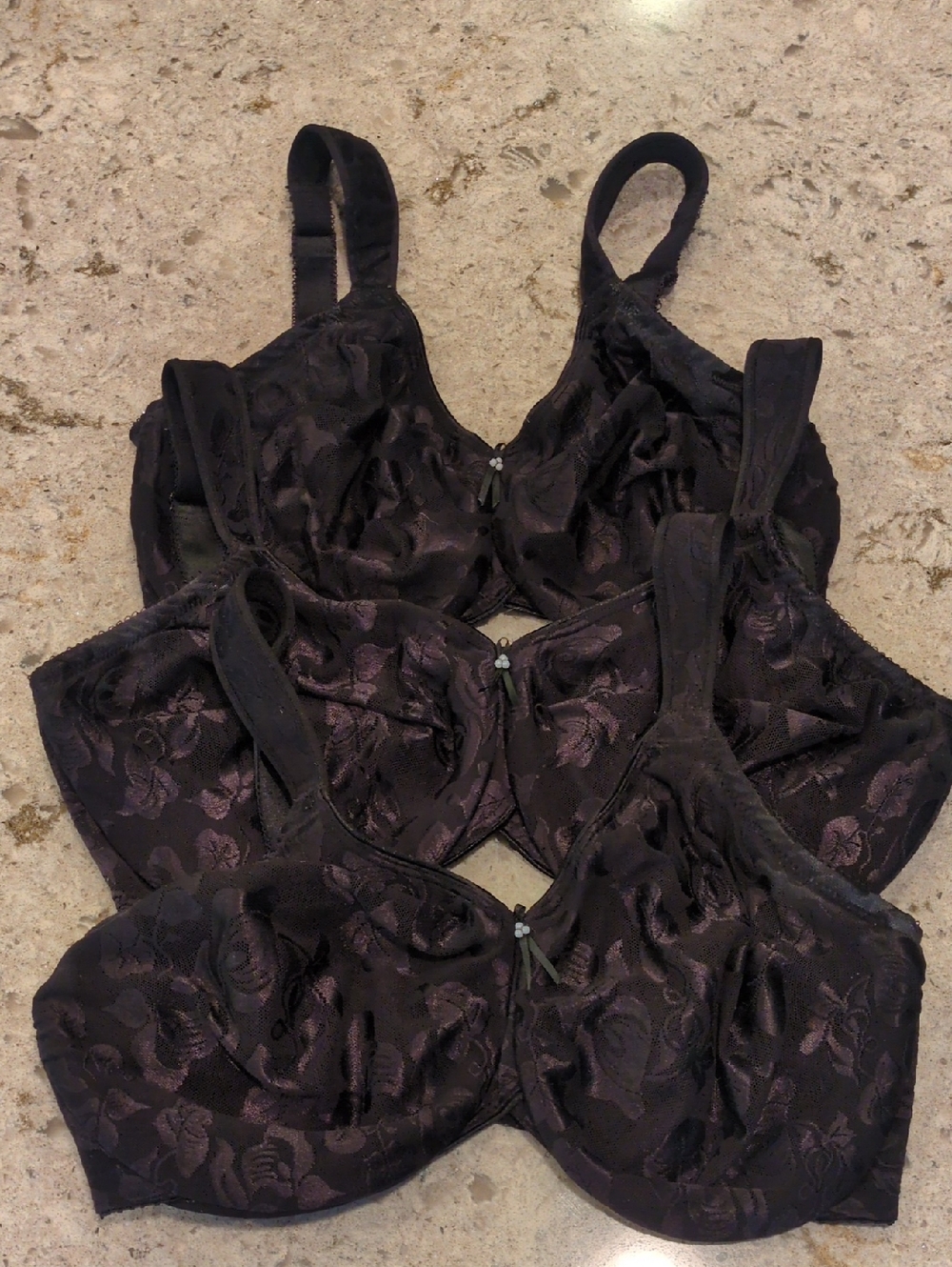 Set Of 3 Wacoal Breast Cancer Awareness Bras 34DDD
